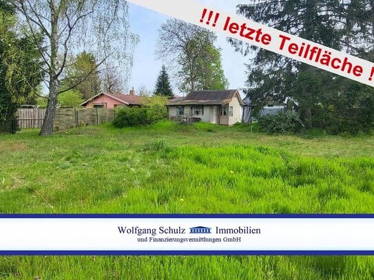 LETZTE TEILFLÄCHE !!! - Traumgrundstück für Ihre Stadtvilla in hervorragender Altglienicker Lage