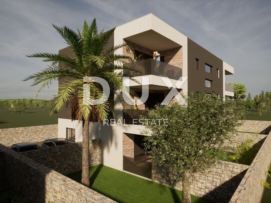 ZADAR, PRIVLAKA – Neubau! Schöne Wohnung im Erdgeschoss in Sabunike mit Garten und Terrasse! SJ2