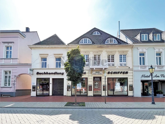 Im Stadtkern - 260m² großes Ladenlokal in 1A Lage mit Blick auf den Marktplatz in Rheinberg