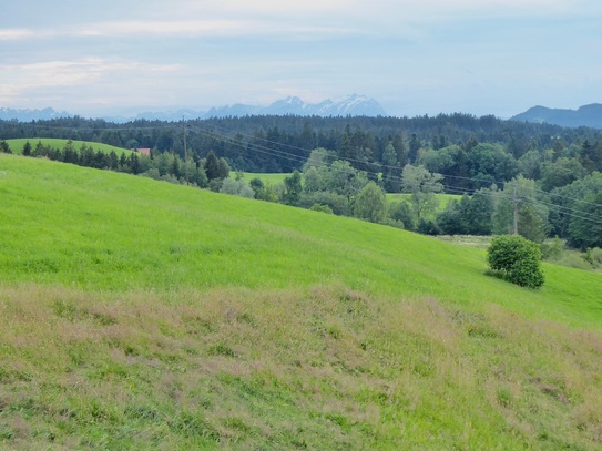 Helle Dachgeschosswohnung in ruhiger zentraler Lage von Oberreute mit Fern- und erblick Richtung Säntis Massiv zu verka…