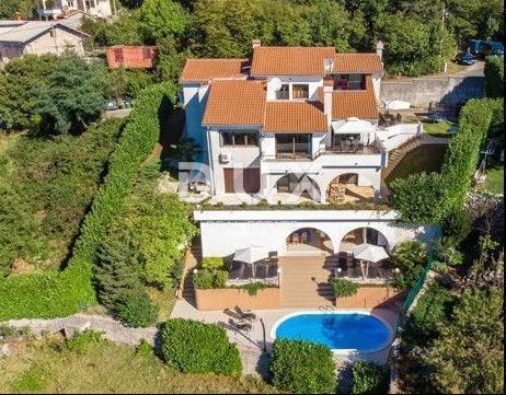 RIJEKA, VIŠKOVO, SARŠONI - Einfamilienhaus mit Pool und Meerblick + großem Garten! GELEGENHEIT!