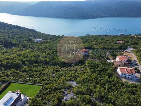 Baugrundstück am Meer / kombinierte Grundstücksgrößen mit wunderschönem Blick auf die Raška-Bucht / ISTRIEN