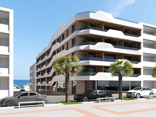 Attraktives Apartment mit Terrasse in Guardamar del Segura an der Costa Blanca Süd mit 2 Schlafzimmern und 2 Bädern