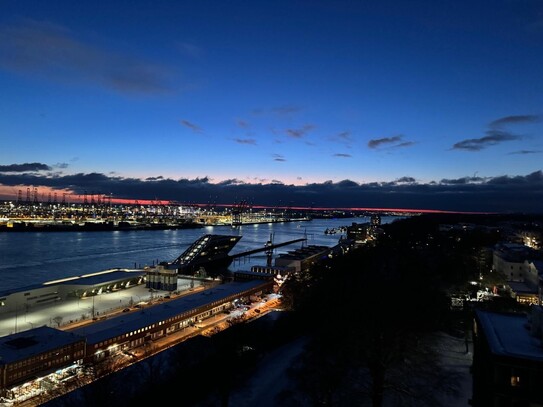 Möblierte 2 1/2 Zimmerwohnung mit Elbblick und Schwimmbad