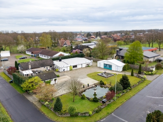 Bungalow mit Halle und Schuppen in Wietmarschen - Lohne