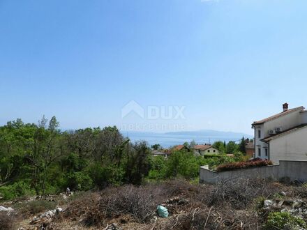 OPATIJA, IČIĆI, POLJANE – Baugrundstück 1333 m2 + altes Haus 85 m2 mit Meerblick für Familienhaus/Villa/Appartements/Ha…