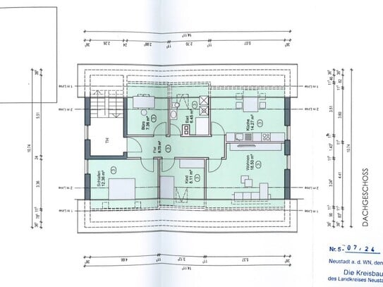 GEMÜTLICHE 4-ZIMMER-DACHGESCHOSSWOHNUNG IN WEIHERHAMMER