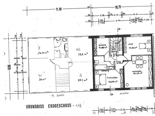 Modernisiertes Mehrfamilienhaus mit zwei Gewerbeinheiten in Gudensberg