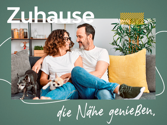 Kleine Familie herzlich Willkommen