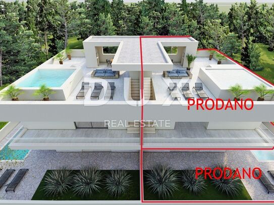 ZADAR, VRSI - Elegante Wohnung mit Pool- und Meerblick! Neubau! S1