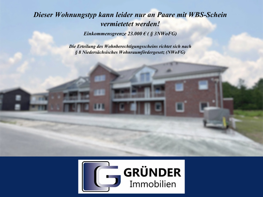 Wohnungsvermietung: 2-Zimmer-Wohnung mit WBS in Papenburg