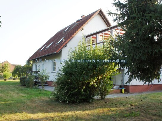 Wohnen in ländlicher Region - Baujahr 1998 - Nähe Stendal, Bismark, A 14 - mit Baugrundstück und eigener Streuobstwiese