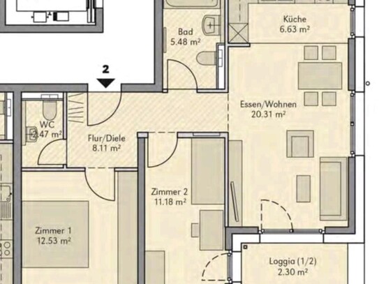 BESTE LAGE 3-Zi-Wohnung (Baujahr 2020!) mit Loggia. Urban & ruhig wohnen am HÖHENPARK Killesberg