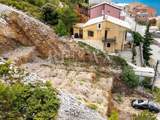 Senj - Baugrundstück mit Panoramablick auf das Meer