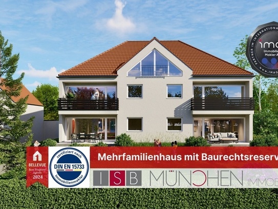 Starkes Investment: Mehrfamilienhaus mit grosser Baurechtreserve in München Allach.