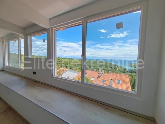 Istrien, Duga Uvala - Wohnung mit offenem Meerblick, 82m2