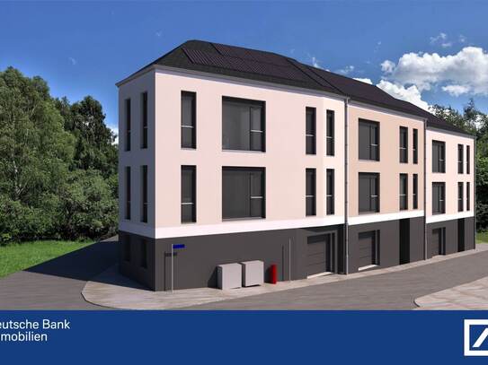 Grundstück mit Baugenehmigung als Reihenmittelhaus *Zentrum mit 130 m² Wfl. + 50 m² Reserve