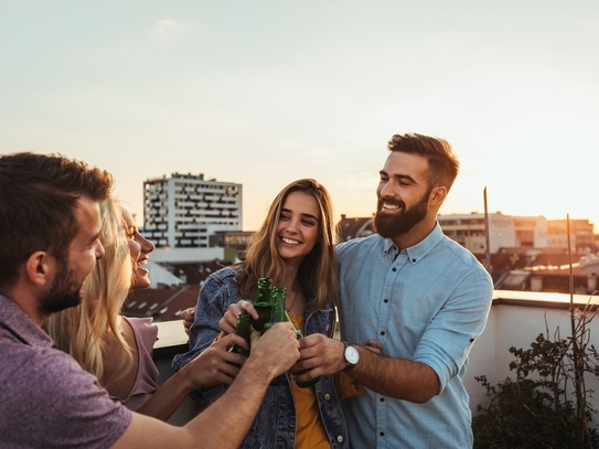 Sonnige Penthouse-Wohnung mit Blick über die Dächer von Dresden-Löbtau