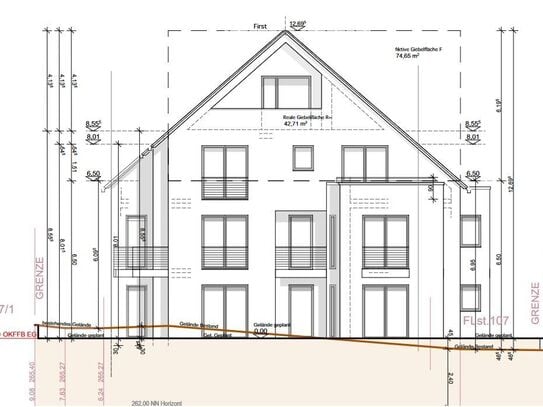 Projektierter Neubau eines 7-Familienhauses – 8 % Rendite inklusive 5 % AfA.