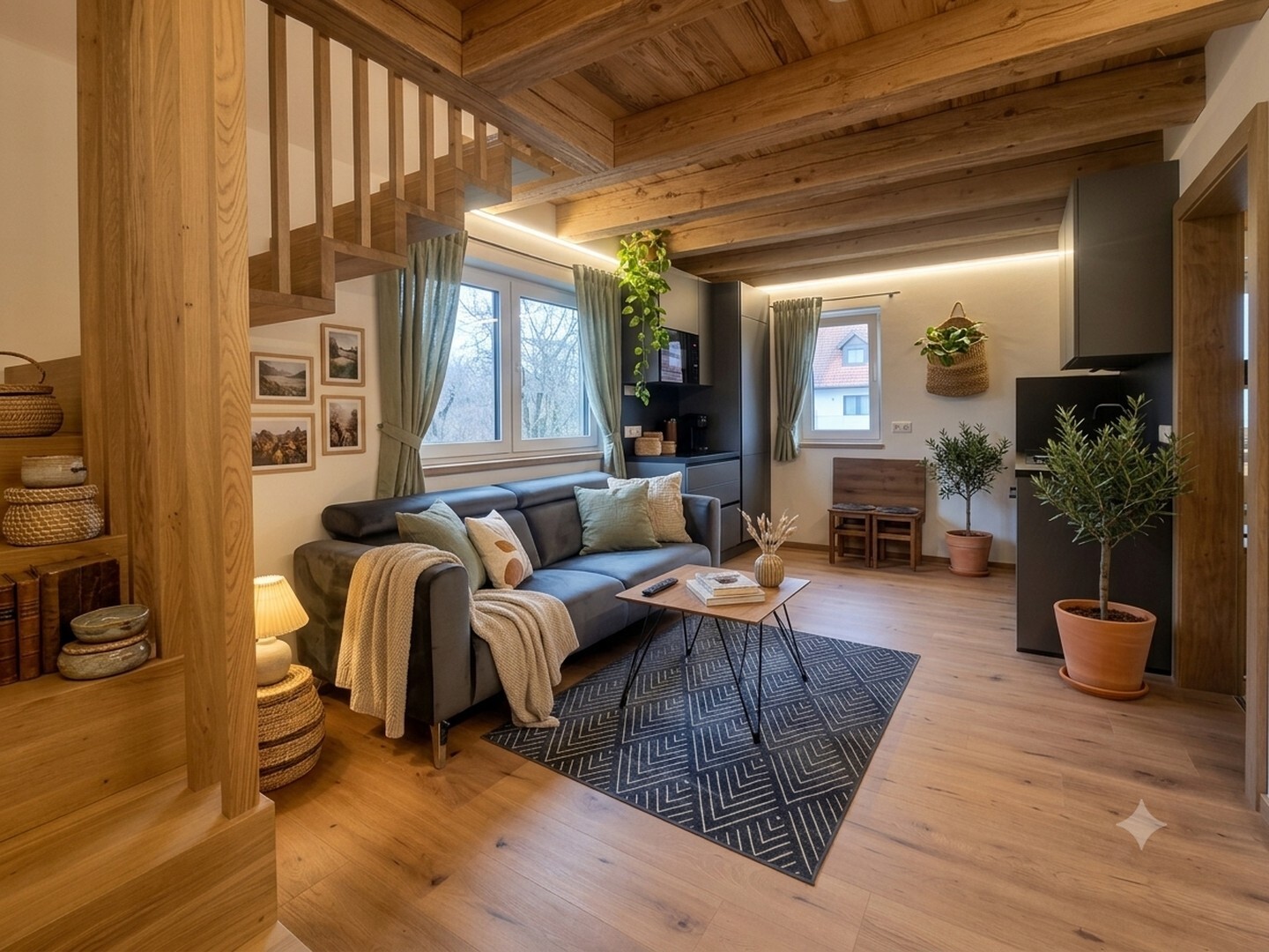                                                               M&ouml;biliertes Aparmtment im Charlet-Stil                                                       in Eching (Landshut)