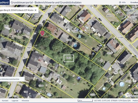 PREIS GESENKT! Baugrundstück Lübeck Siems, 2600m², 2 DHH möglich!