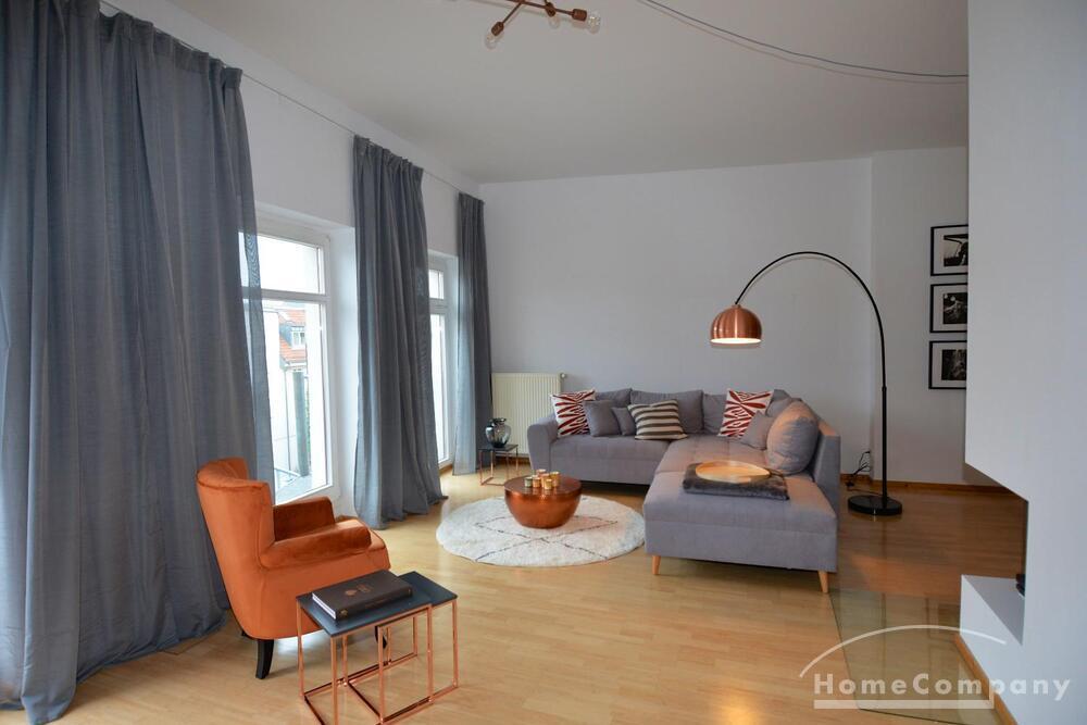 Riesige 4-Zimmer-Wohnung in Mitte, möbliert - Foto 1