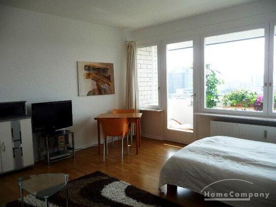 Möblierte 1-Zimmer-Wohnung mit Balkon, Nähe Lützowplatz, Berlin Schöneberg