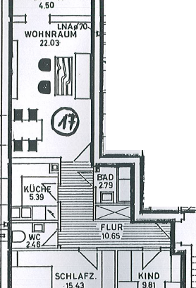 3 Zi. Whg - ca. 70 m² - Loggia - ohne Aufzug - Mögeldorf