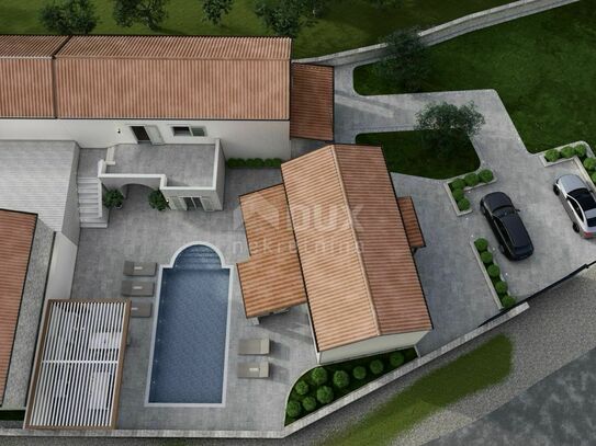 ISTRIEN, ŽMINJ - Anwesen mit zwei Häusern und zwei Gebäuden in einem weitläufigen Garten