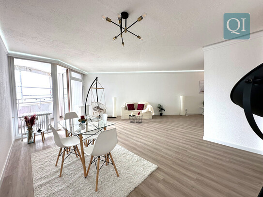 Modernisierte, zentral gelegene 3-Zimmer Wohnung mit großem Balkon