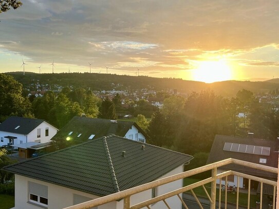 Helle, stilvolle 2-Zimmerwohnung mit Aussicht, Erstbezug nach Sanierung