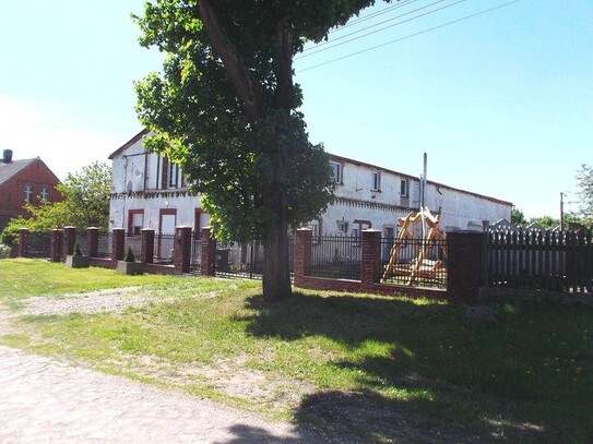 Wohnhaus mit Lagerhalle + großem Grundstück in Polen Familienhaus oder Gewerbehaus