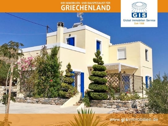 +++ FERIENHAUS GRIECHENLAND SYROS: TOP! Kykladenhaus mit 2 Studios und freien Meerblick +++