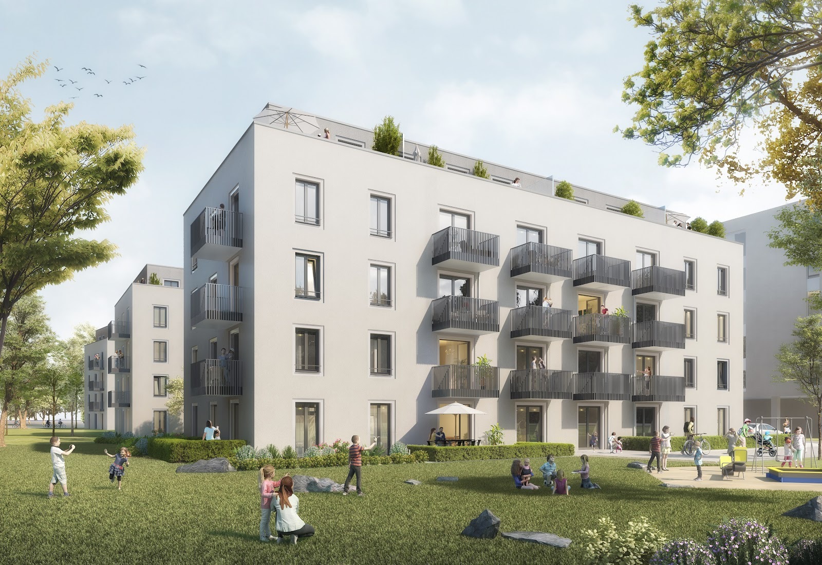Neubauwohnung mit WBS sofort verfügbar - Photo 1