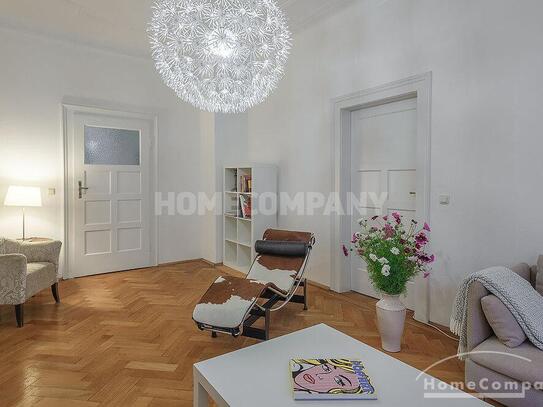 ***Möblierte 4-Zimmer-Altbauwohnung mit Balkon und 2 Bädern in München-Neuhausen