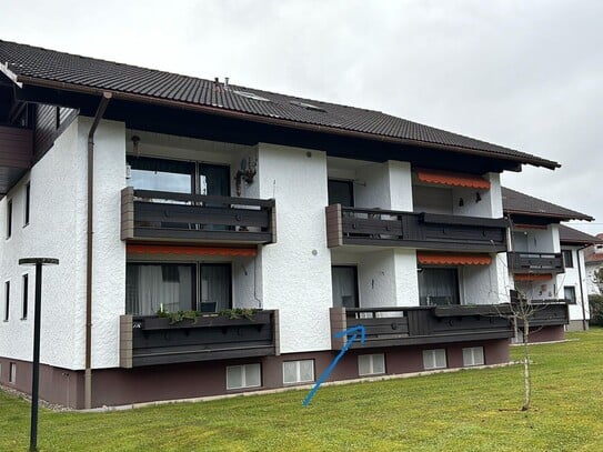 von privat: Sonthofen 1-Zimmer Appartement mit gr. Westbalkon in ruhiger, zentrumsnaher Lage