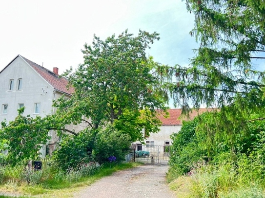 Dreiseitenhof mit 10.000 qm Grundstück und Produktionshalle in Siebenlehn!