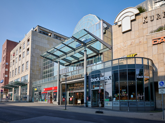 Gastronomiefläche im "Food-Corner" der Kurfürsten Galerie