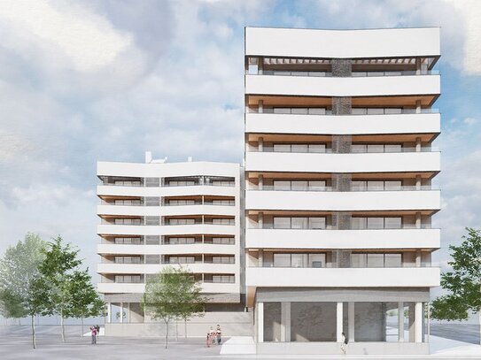 Appartements im Zentrum von Alicante mit 2 Schlafzimmern, 1 Bad, Klimaanlage und Gemeinschaftspool nur 900 m vom Hafen