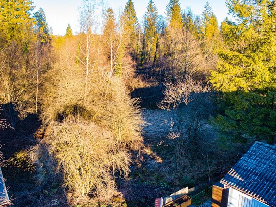 WOLFRATSHAUSEN: GROSSES BAUGRUNDSTÜCK AM NATURSCHUTZGEBIET - GEGEN GEBOT