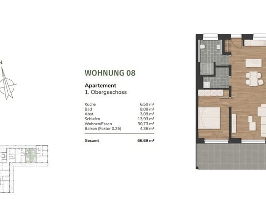 Wohnen am Urwald - 17 moderne Eigentumswohnungen in Neuenburg - Wohnung 8