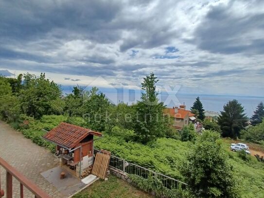 OPATIJA, LOVRAN - Wohnung 121m2 DB+3S mit Meerblick + Umgebung 600m2