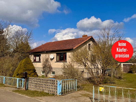 HORN IMMOBILIEN ++ Einfamilienhaus in Grambow, sehr ruhige Lage und viel Platz