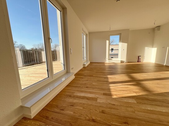 Erstbezug PENTHOUSE mit 50m² Dachterrasse bei Berlin