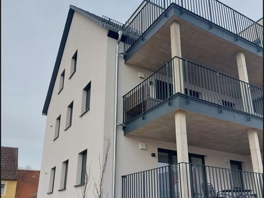 Moderne 2-Zimmer-Wohnung in Wassertrüdingen bei Ansbach: Neubau mit energieeffizienter Ausstattung