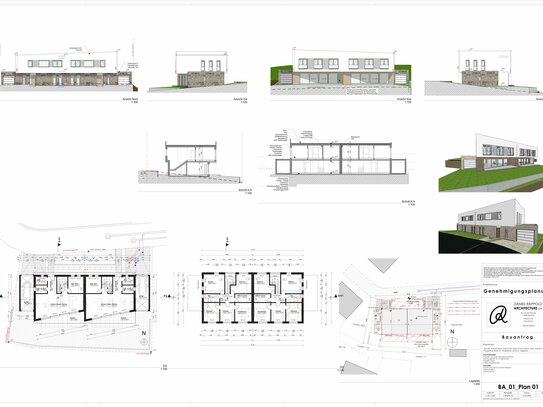 Bauland mit genehmigtem Bauplan