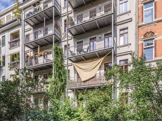 Bezugsfrei: Penthouse mit Loggia und Dachterrasse, einzigartiger Blick über den Clara-Zetkin-Park