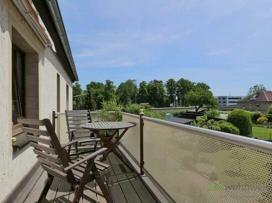 (EF1151_M) Zwickau: Weißenborn, möblierte Wohnung mit Balkon in gepflegtem Wohnhaus mit Garten