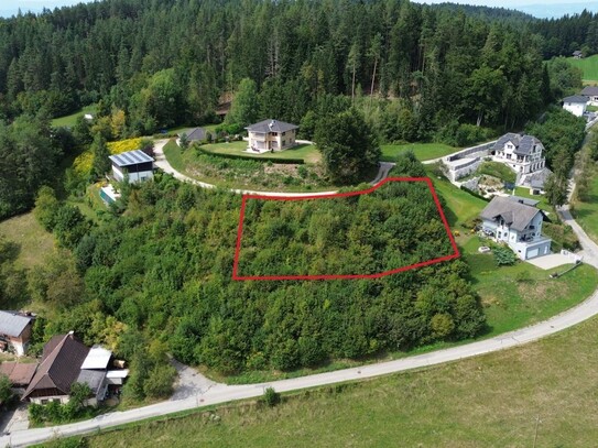 Baugrundstück in Traumlage mit atemberaubenden Karawankenblick in Toppelsdorf bei Maria Rain