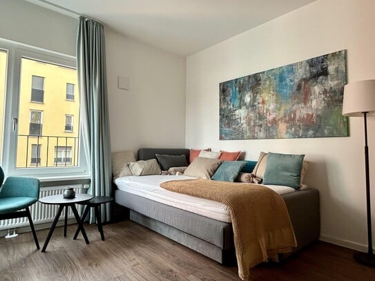 Im Mitte. Top Möblierte Wohnung mit Concierge-Service und Fitnessstudio. Pauschal 1200 Monat